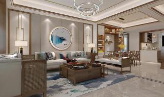 中式客厅装修效果图