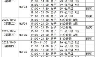 亚运会乒乓球赛程出炉